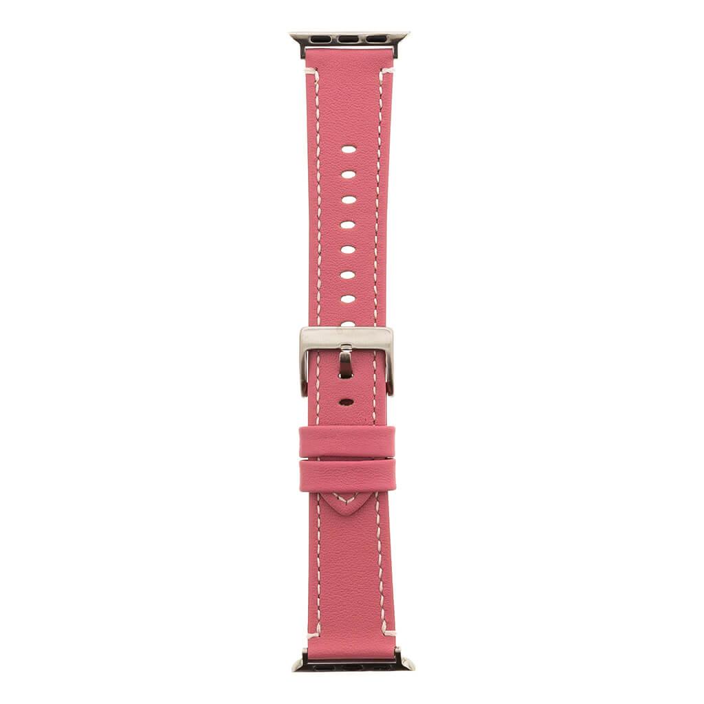 Кожена каишка за Apple Watch 42мм, 44мм, 45мм, 46мм, Ultra, Ultra 2 49мм - Tactical 039 Eco Leather Band (розов) | JAR Computers Кожена каишка за Apple Watch 42мм, 44мм, 45мм, 46мм, Ultra, Ultra 2 49мм - Tactical 039 Eco Leather Band (розов)