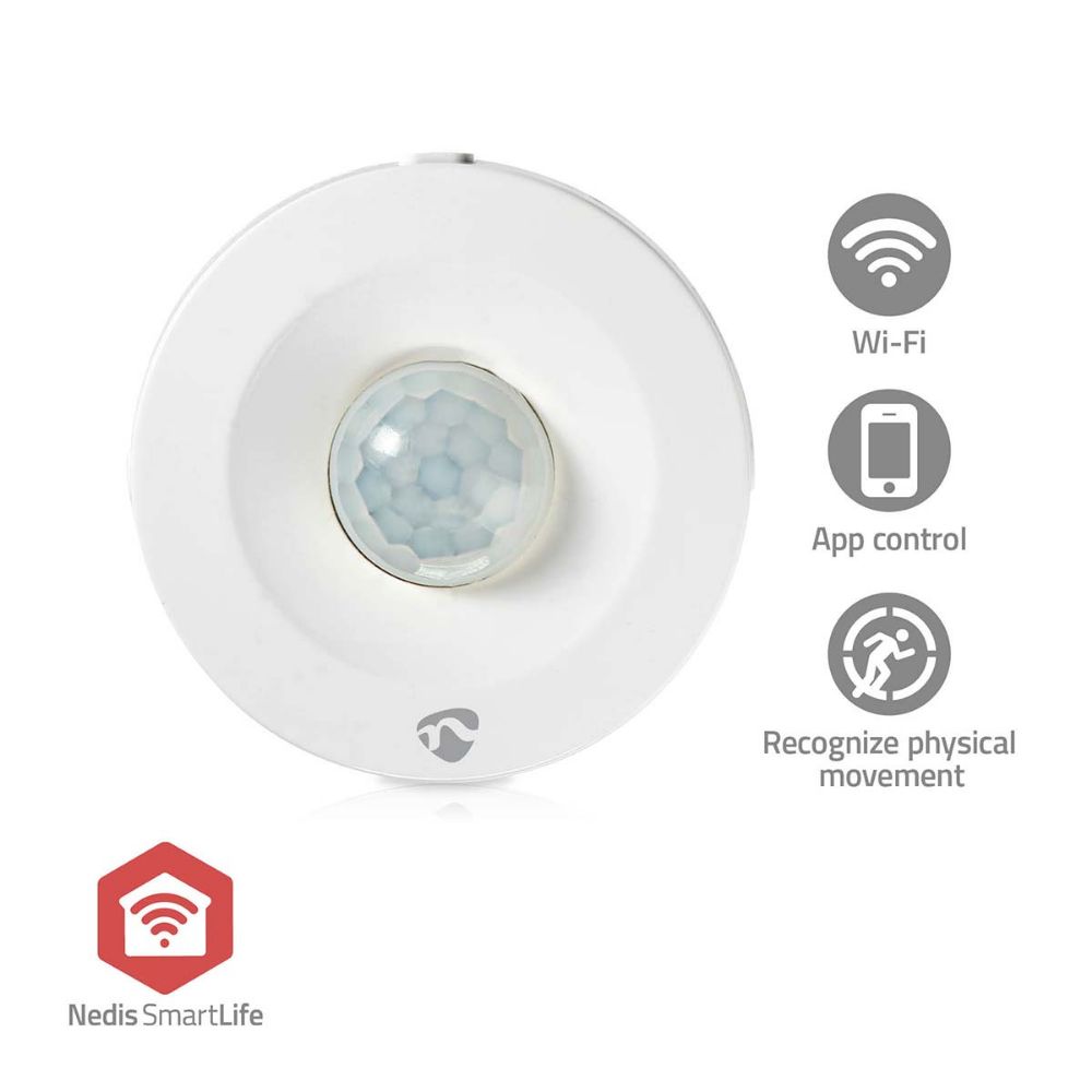 Nedis Battery Motion Sensor in White Colour (ZBSM10WT) (NEDZBSM10WT)