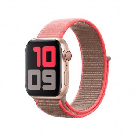 Оригинална текстилна каишка за Apple Watch 38мм, 40мм, 41мм, 42мм (2024) - Apple Neon Pink Sport Loop (розов-кафяв) | JAR Computers Оригинална текстилна каишка за Apple Watch 38мм, 40мм, 41мм, 42мм (2024) - Apple Neon Pink Sport Loop (розов-кафяв)