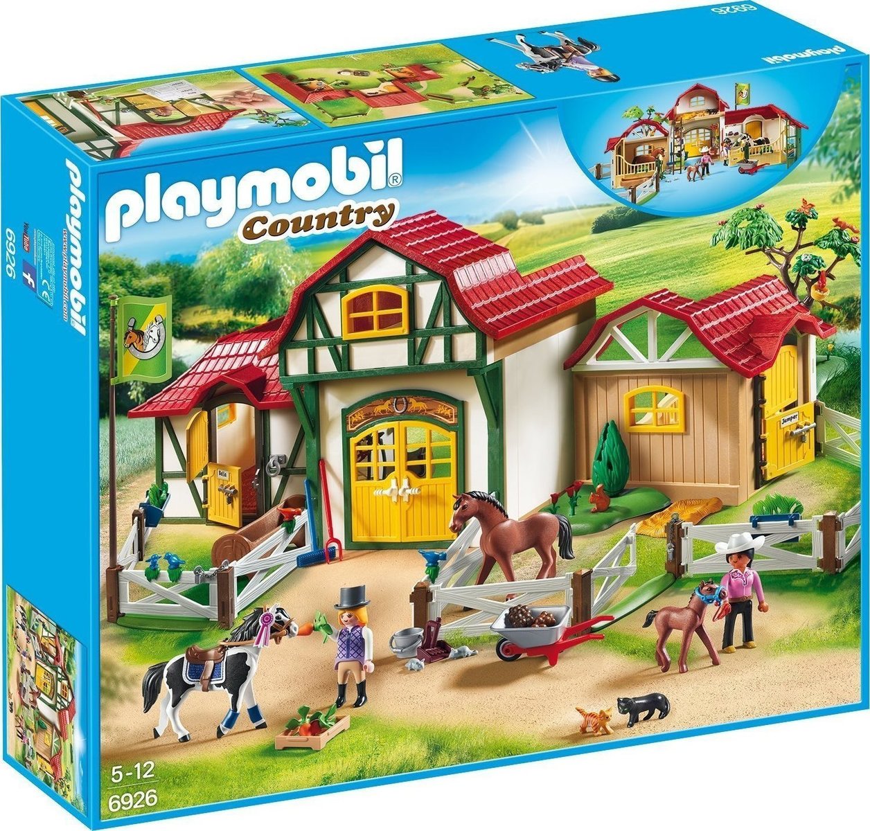 Playmobil Country Μεγάλος Ιππικός Όμιλος για 5-12 ετών (6926)