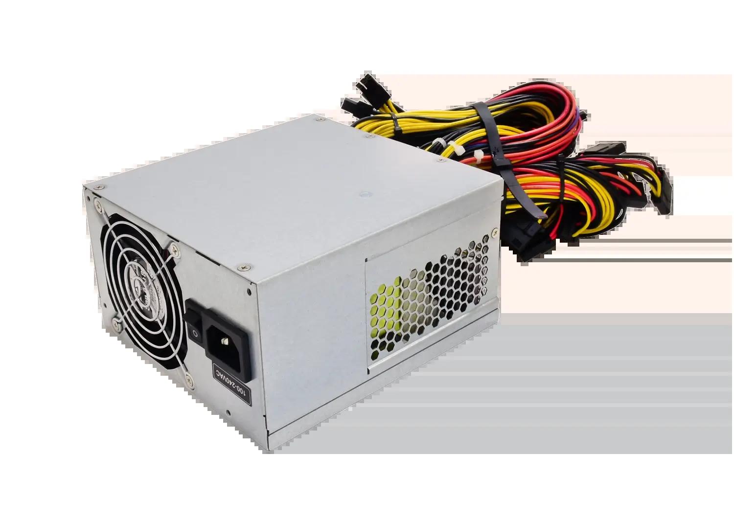 Power supply 850W, APFC, 8cm fan, ATX 12V v.2.3, 80+ gold, DC to DC converter design, MTBF full load 25? amb. : >100K hours; SSP-850RS