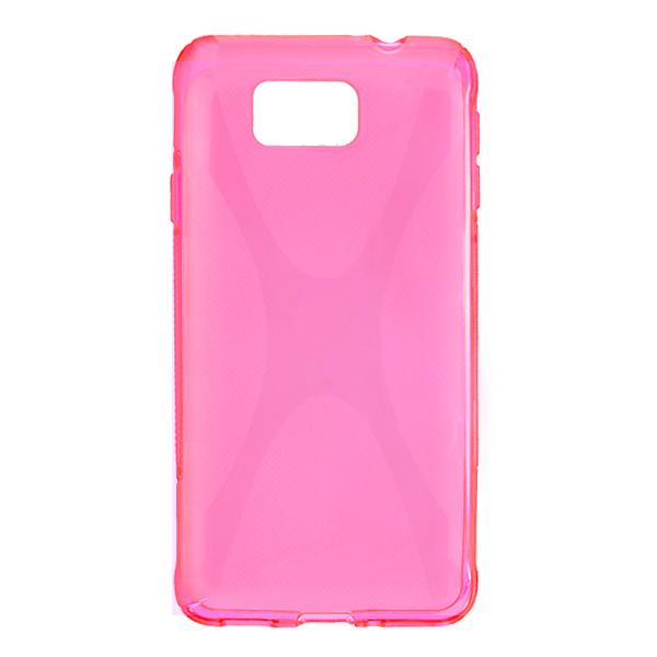 Силиконов калъф за Samsung Galaxy Alpha SM-G850 - X-Line Cover Case (розов) | JAR Computers Силиконов калъф за Samsung Galaxy Alpha SM-G850 - X-Line Cover Case (розов)