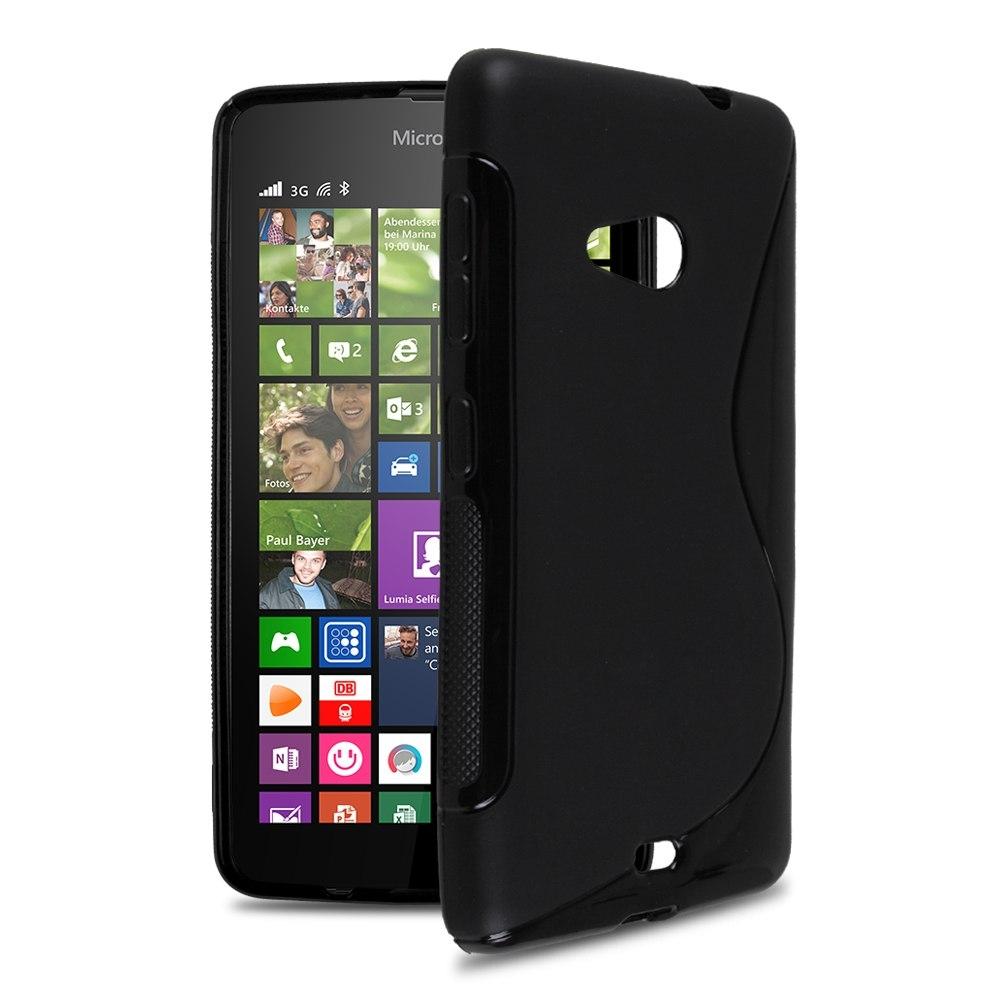 Силиконов (TPU) калъф за Microsoft Lumia 535 - S-Line Cover Case (черен) | JAR Computers Силиконов (TPU) калъф за Microsoft Lumia 535 - S-Line Cover Case (черен)