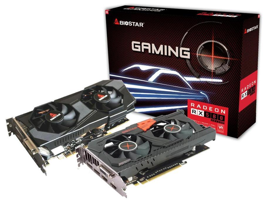 Видео карта Biostar Radeon RX580 8GB 256Bit 2048SP GDDR5 - bulk | JAR Computers Видео карта Biostar Radeon RX580 8GB 256Bit 2048SP GDDR5 - bulk