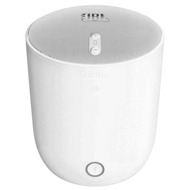 Безжичен спийкър за Nokia мобилни устройства с Bluetooth - Nokia JBL PlayUp с NFC (бял) | JAR Computers Безжичен спийкър за Nokia мобилни устройства с Bluetooth - Nokia JBL PlayUp с NFC (бял)