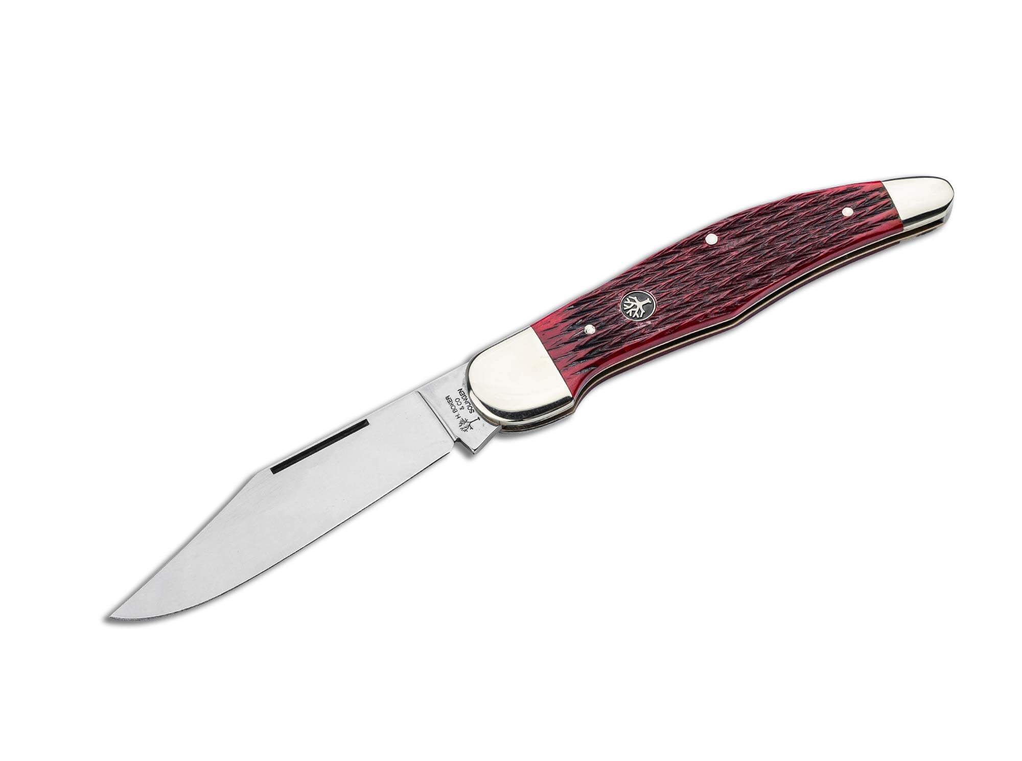 Джобен нож Boker Solingen 20-20 Bone Red Jigged