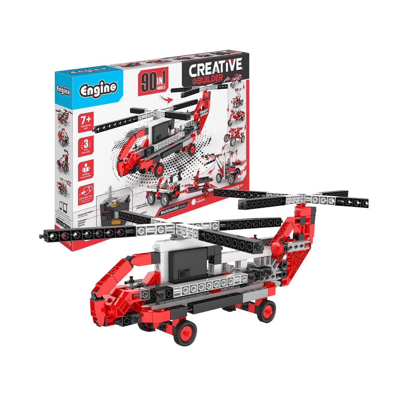 Engino Конструктор Creative Builder Motorized, 90 в 1