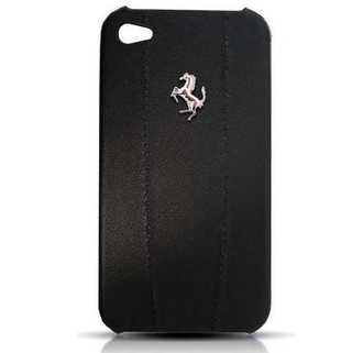 Кожен кейс за iPhone 4/4S - Ferrari Modena Series Faceplate 2 (черен) | JAR Computers Кожен кейс за iPhone 4/4S - Ferrari Modena Series Faceplate 2 (черен)
