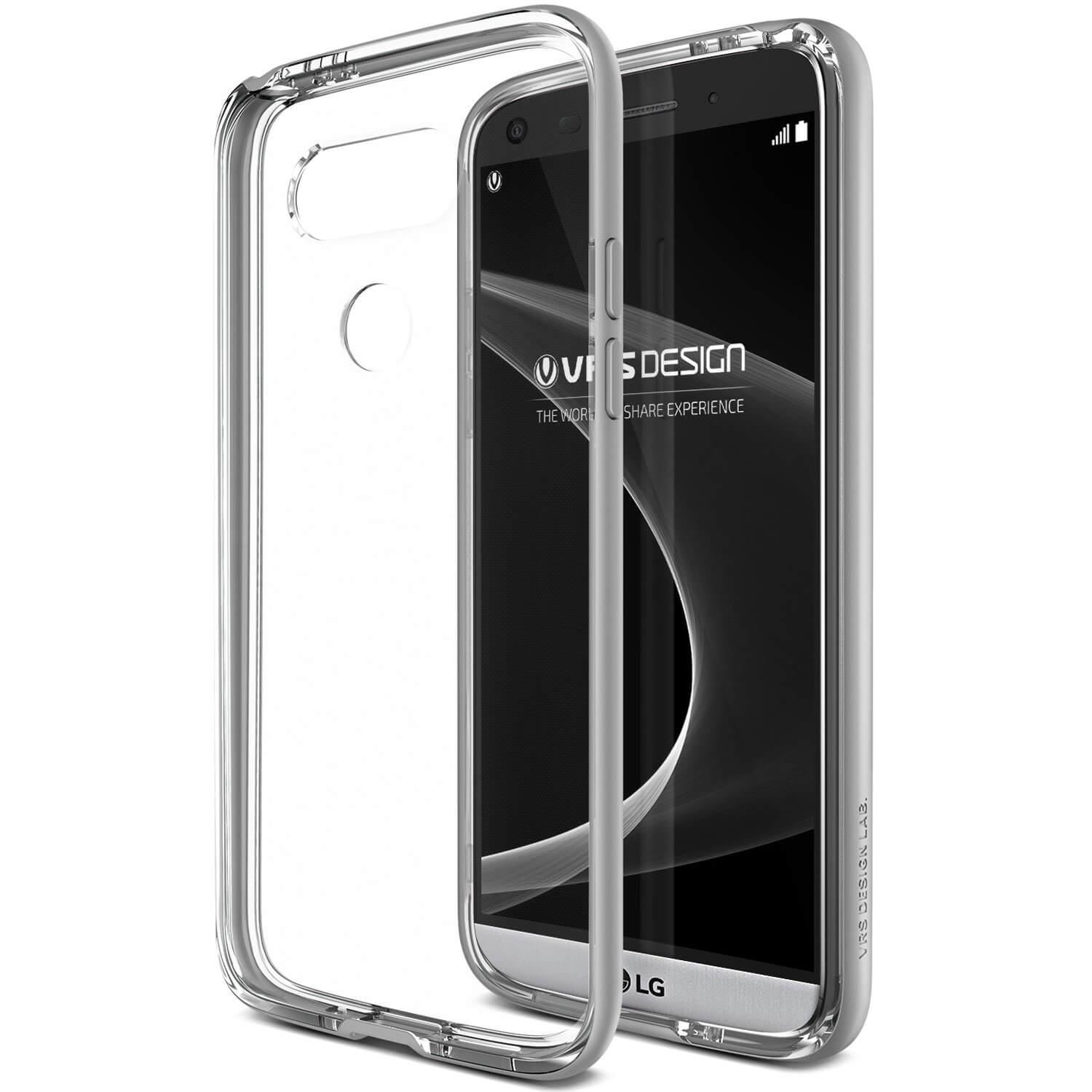 Хибриден удароустойчив кейс за LG G5 - Verus Crystal Bumper Case (сребрист-прозрачен) | JAR Computers Хибриден удароустойчив кейс за LG G5 - Verus Crystal Bumper Case (сребрист-прозрачен)
