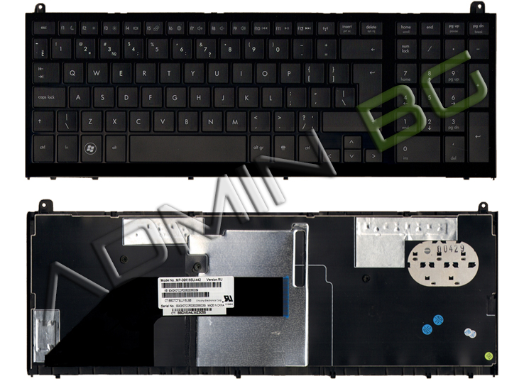 Клавиатура за лаптоп HP ProBook 4520S 4525s Черна с Рамка | JAR Computers Клавиатура за лаптоп HP ProBook 4520S 4525s Черна с Рамка