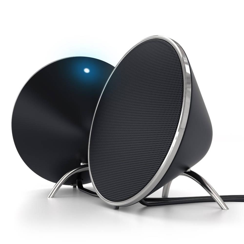 Колонки за компютър - Satechi Dual Sonic Conical v2.0 Computer Speakers (черни) | JAR Computers Колонки за компютър - Satechi Dual Sonic Conical v2.0 Computer Speakers (черни)
