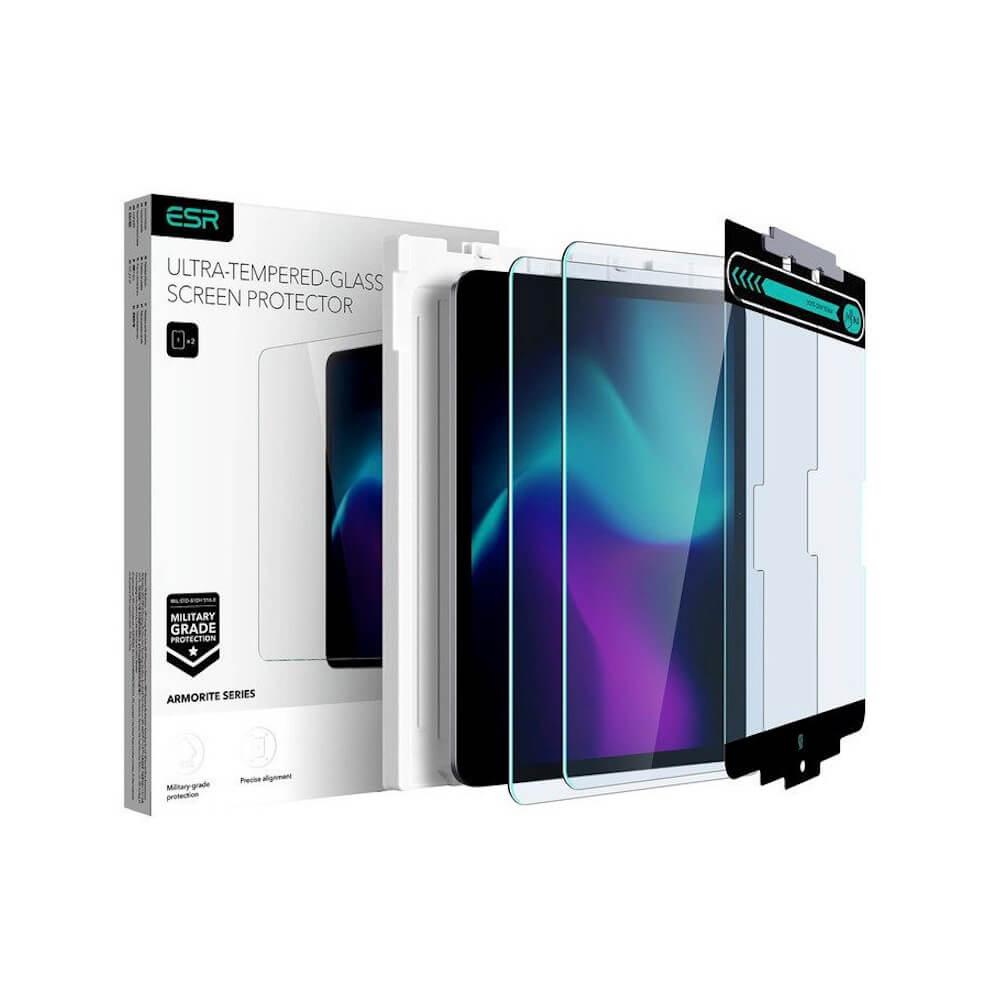 Комплект 2 броя калени стъклени защитни покрития за дисплея на iPad Pro 11 (2024) - ESR Armorite Tempered Glass Screen Protector (прозрачен) | JAR Computers Комплект 2 броя калени стъклени защитни покрития за дисплея на iPad Pro 11 (2024) - ESR Armorite Tempered Glass Screen Protector (прозрачен)