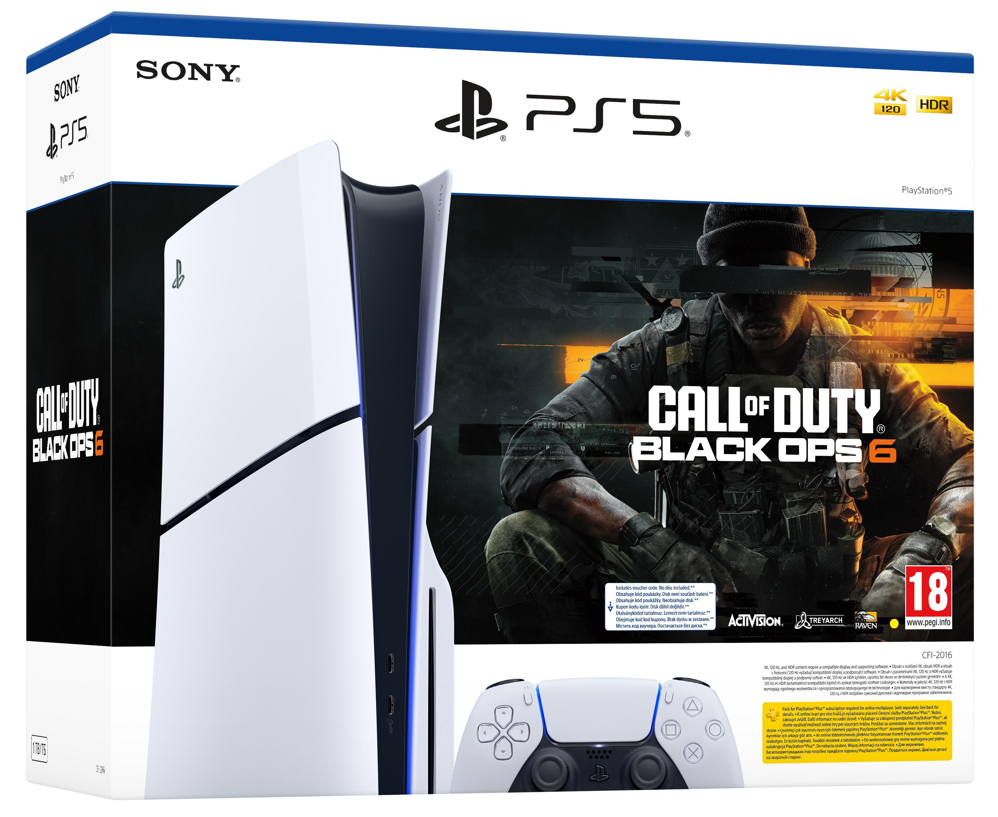 Конзола PlayStation 5 (Slim) - Call of Duty: Black Ops 6 Bundle