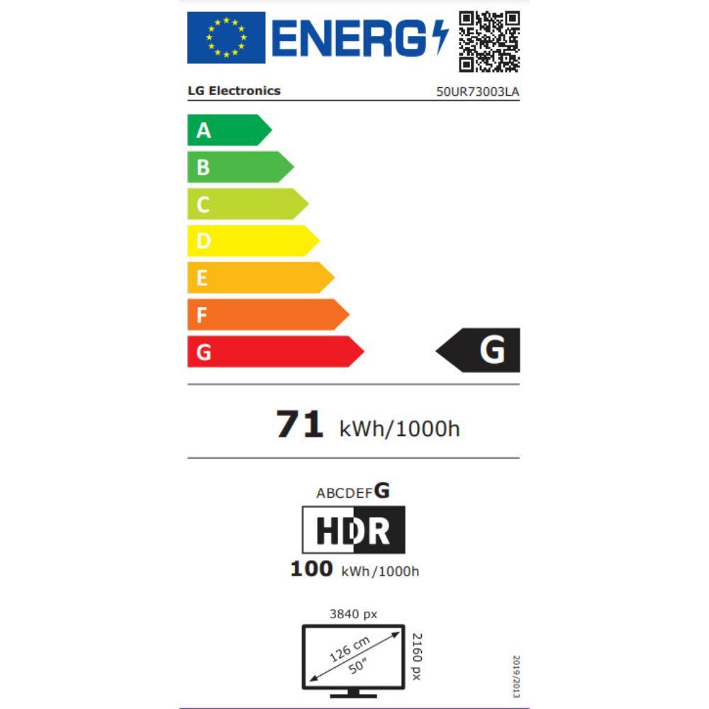 LG 50UR73003LA Smart TV 4K UHD LED 50UR73003LA HDR 2023 50" (50UR73003LA) (LG50UR73003LA)