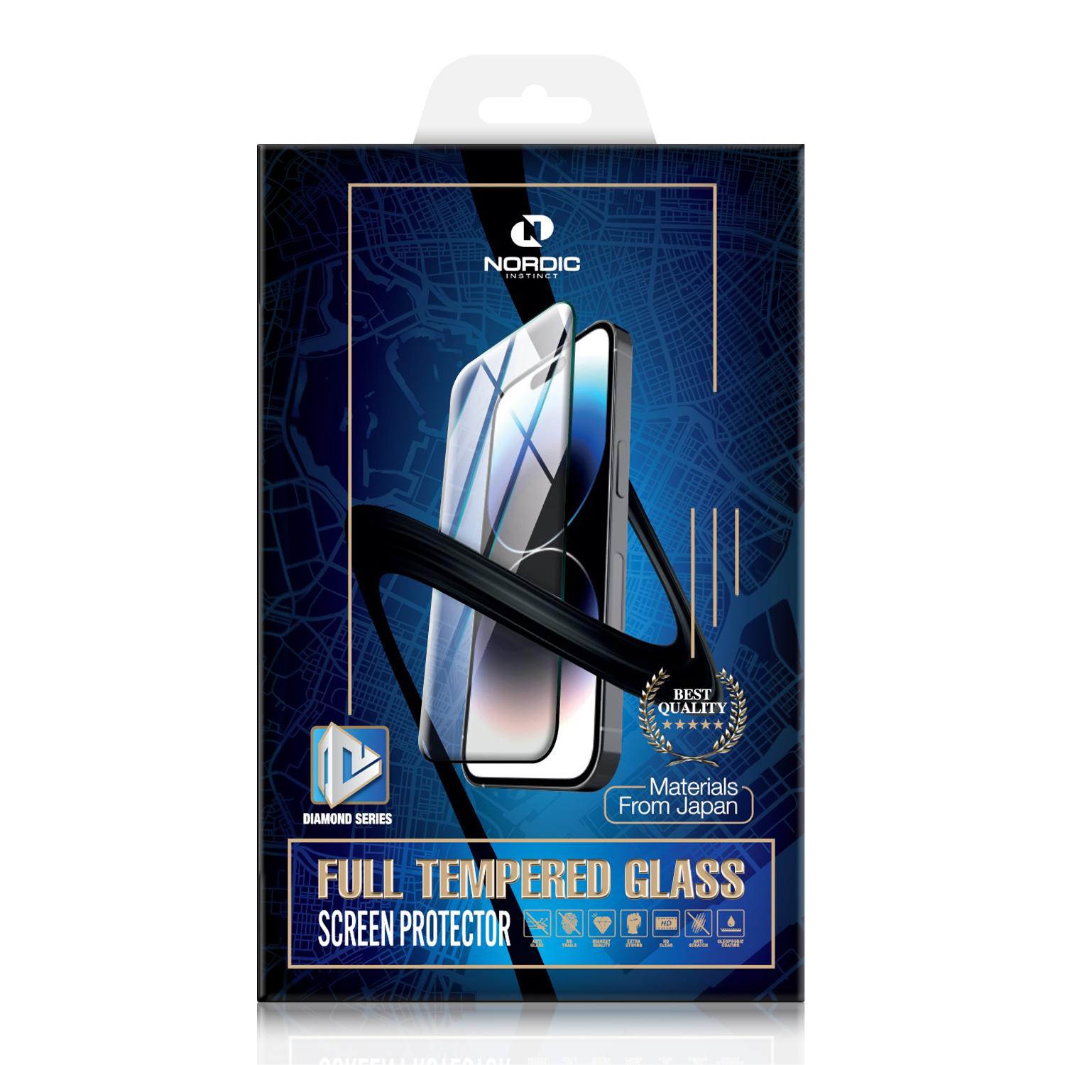 NORDIC iNstinct Tempered Glass Samsung A55/A36/A56 5G /черно/ | JAR Computers NORDIC iNstinct Tempered Glass Samsung A55/A36/A56 5G /черно/