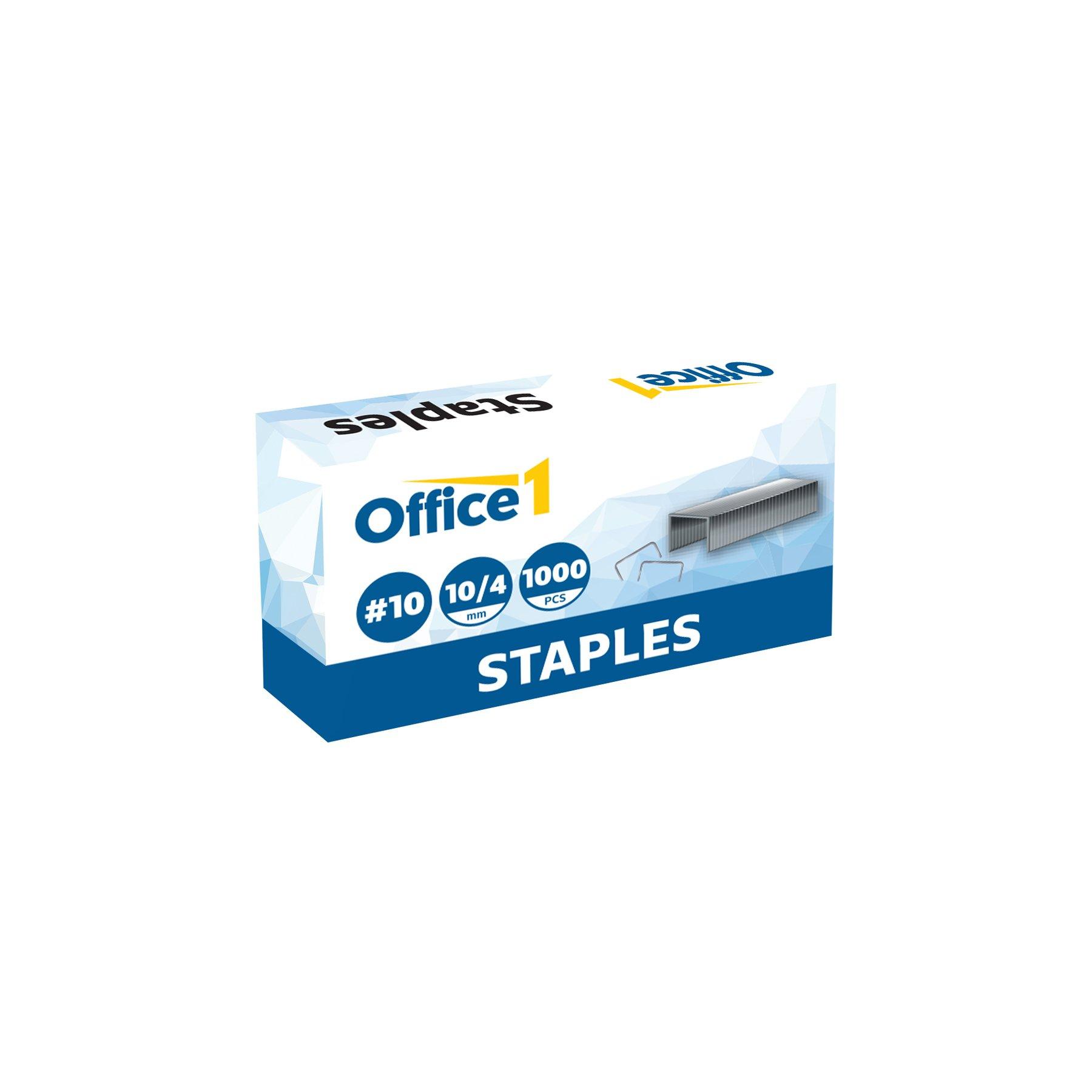 Office 1 Телчета за телбод, размер 10/4 mm, 1000 броя | JAR Computers Office 1 Телчета за телбод, размер 10/4 mm, 1000 броя