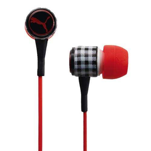 Слушалки с микрофон за iPhone, iPod и устройства с 3.5 мм изход - Puma Roadies (червен) | JAR Computers Слушалки с микрофон за iPhone, iPod и устройства с 3.5 мм изход - Puma Roadies (червен)