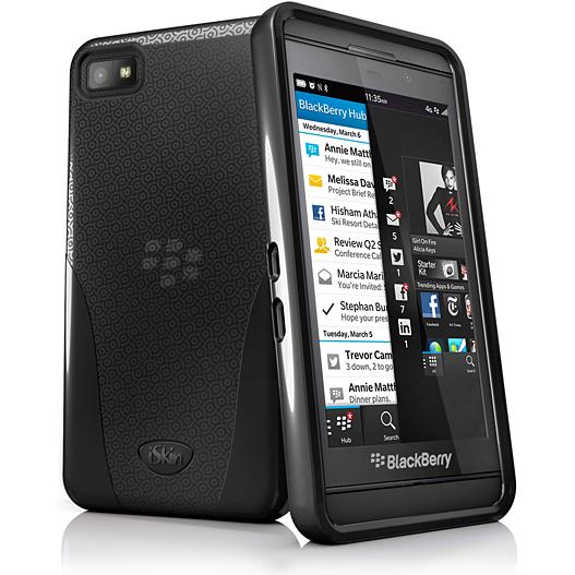Уникален силиконов калъф за BlackBerry Z10 - iSkin Vibes (черен) | JAR Computers Уникален силиконов калъф за BlackBerry Z10 - iSkin Vibes (черен)