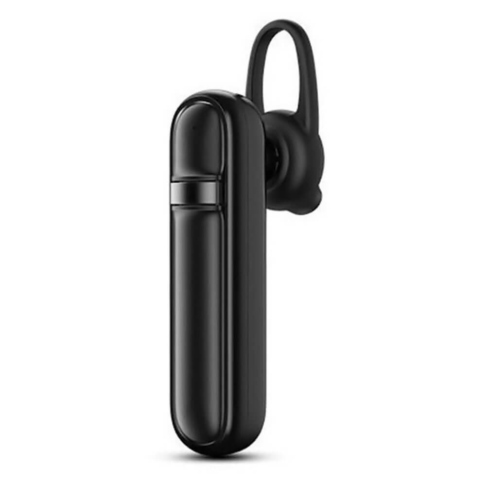 USAMS LM001 Single In-ear Bluetooth Earphone with Mic - безжична Bluetooth слушалка за мобилни устройства (черен)