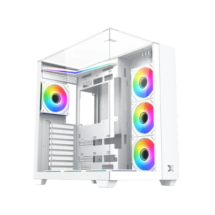 Xigmatek кутия Case ATX - Aqua V Arctic (H23A) - 7 ARGB Fans | JAR Computers Xigmatek кутия Case ATX - Aqua V Arctic (H23A) - 7 ARGB Fans