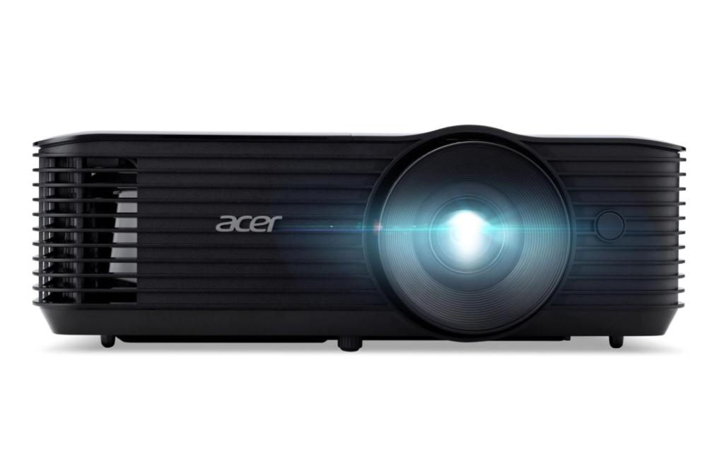 Acer Projector X129H, DLP, XGA (1024x768), 4800 ANSI Lumens, 20000:1, 3D, HDMI, VGA, RCA, Audio in, DC Out (5V/2A, USB-A), Speaker 3W, Bluelight Shield, LumiSense, 2.8kg, Black+Acer Wireless Slim Mouse M502 WWCB, Mist green (Retail pack)