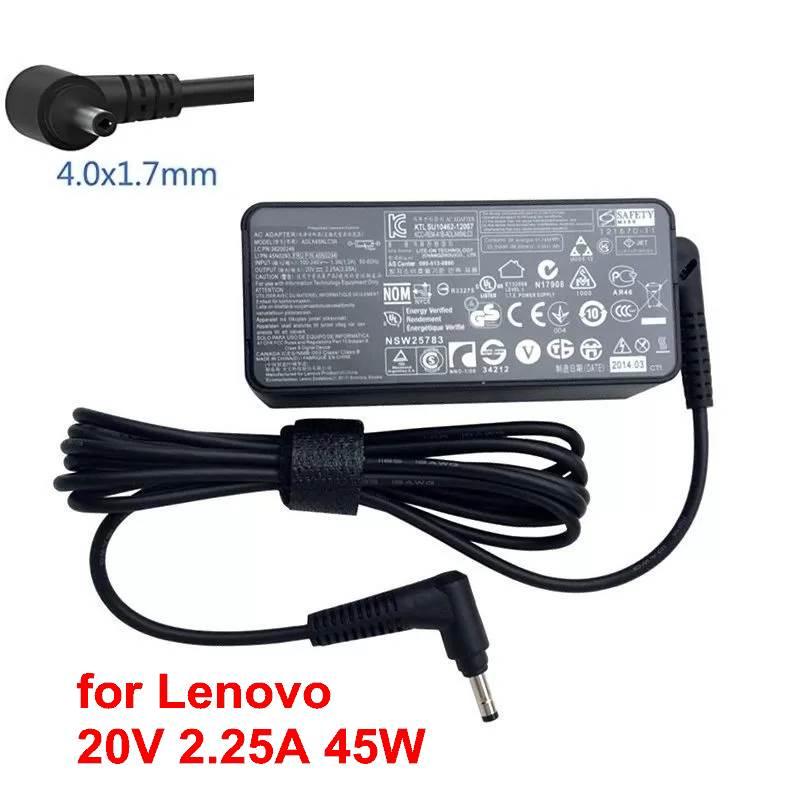 Адаптер за лаптоп (Зарядно за лаптоп) Lenovo 45W 20V 2.25A 4.0x1.7mm