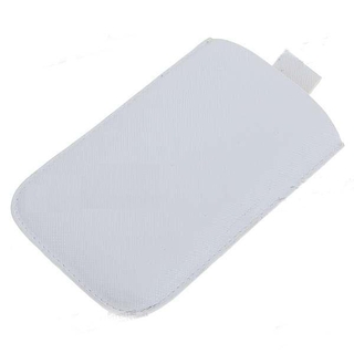 Кожен калъф с лента за издърпване за iPhone - FitCase White | JAR Computers Кожен калъф с лента за издърпване за iPhone - FitCase White