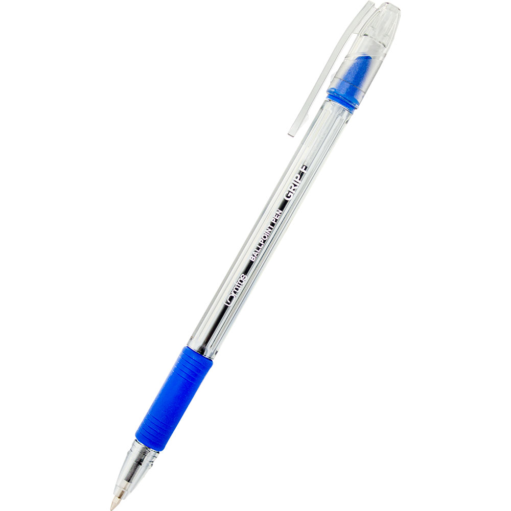 Химикалка Grafos Grip синя