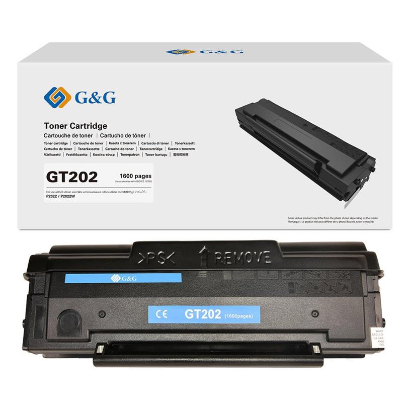 КАСЕТА ЗА ПРИНТЕРИ G&G P2022/P2022W/M2022NW - Black - PN GT202 (GT-202) | JAR Computers КАСЕТА ЗА ПРИНТЕРИ G&G P2022/P2022W/M2022NW - Black - PN GT202 (GT-202)