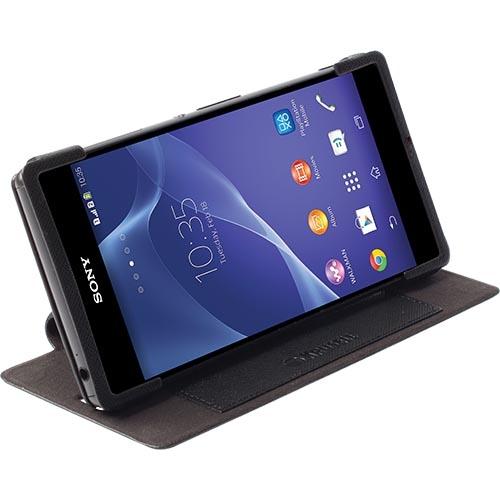 Кожен калъф, тип портфейл и поставка за Sony Xperia Z3 - Krusell Malmö Flip Cover (черен) | JAR Computers Кожен калъф, тип портфейл и поставка за Sony Xperia Z3 - Krusell Malmö Flip Cover (черен)