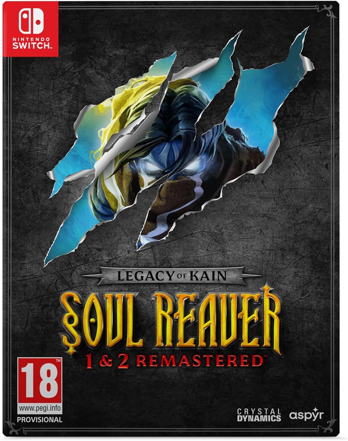 Legacy of Kain -  Soul Reaver 1&2 Remastered - Deluxe Edition (Nintendo Switch) | JAR Computers Legacy of Kain -  Soul Reaver 1&2 Remastered - Deluxe Edition (Nintendo Switch)