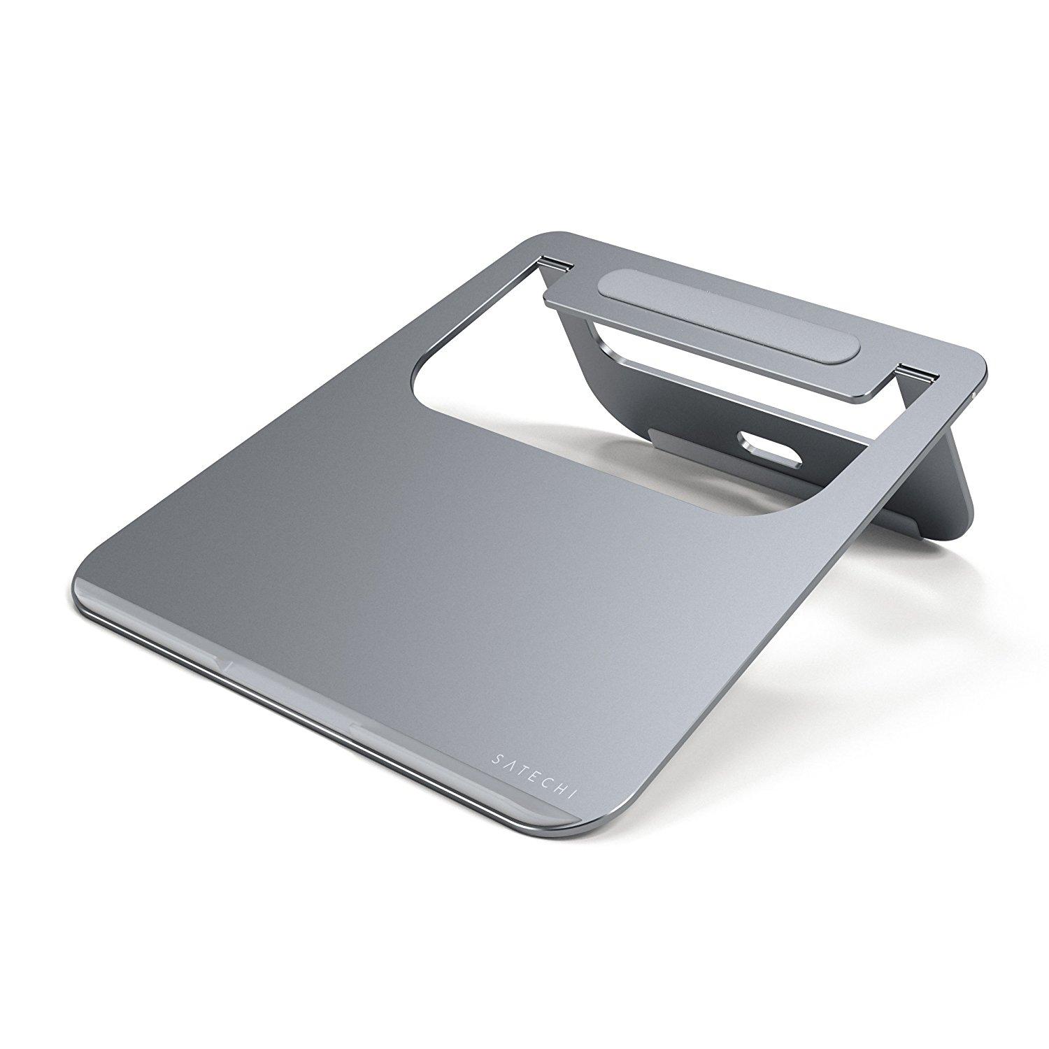 Преносима алуминиева поставка за MacBook и лаптопи - Satechi Aluminium Laptop Stand (тъмносива) | JAR Computers Преносима алуминиева поставка за MacBook и лаптопи - Satechi Aluminium Laptop Stand (тъмносива)
