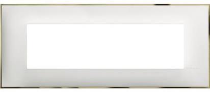 Рамка 7 мод. цвят Бял със злато (White gold) Classia Bticino /блистер/ | JAR Computers Рамка 7 мод. цвят Бял със злато (White gold) Classia Bticino /блистер/