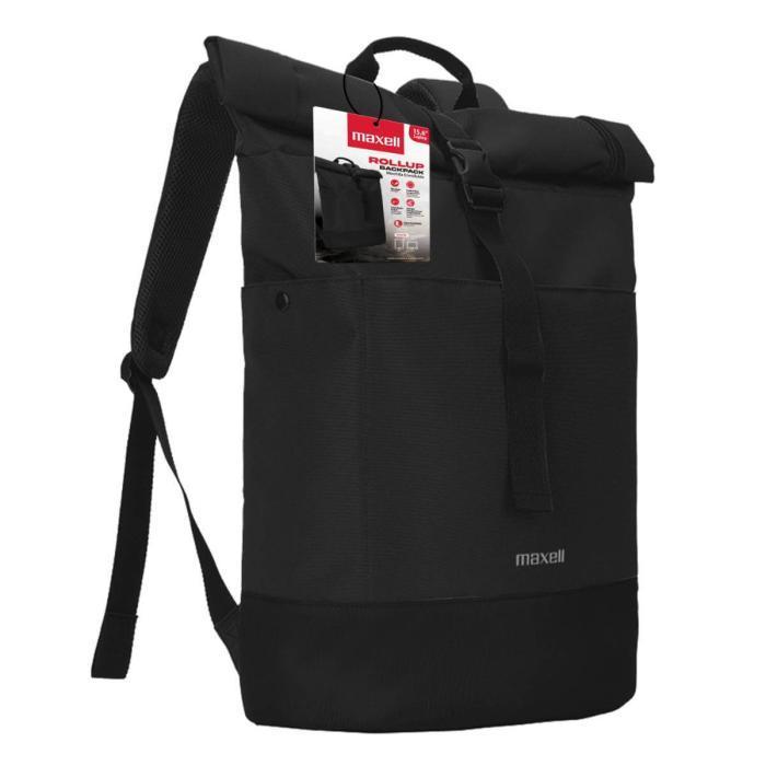 Раница за лаптоп BX350 ROLLUP Backpack 16&quot; черна MAXELL