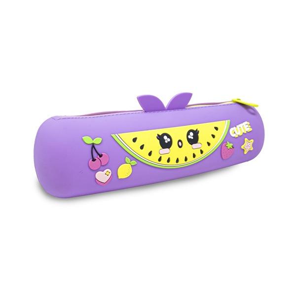 Силиконов несесер MITAMA MITAMINI Violet Fruit, с цип, 22х6.5 см, лилав | JAR Computers Силиконов несесер MITAMA MITAMINI Violet Fruit, с цип, 22х6.5 см, лилав