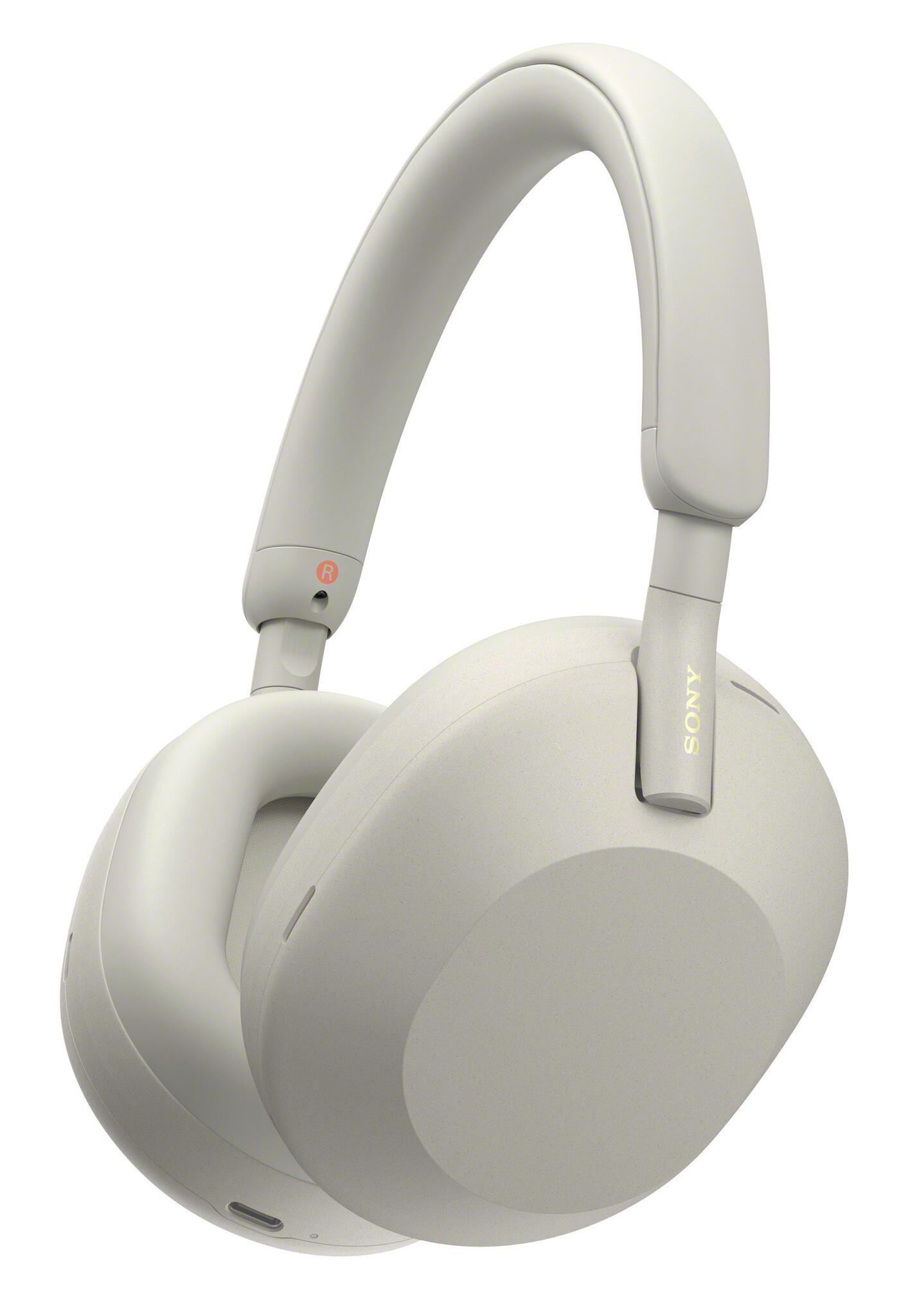 Sony WH-1000XM5 Слушалки Жична и безжична Лента за глава Обаждания/музика Bluetooth Сребърен