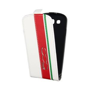 Вертикален кожен кейс за Samsung Galaxy S3 i9300, S3 Neo - Fiat 500 Flip Case (бял) | JAR Computers Вертикален кожен кейс за Samsung Galaxy S3 i9300, S3 Neo - Fiat 500 Flip Case (бял)