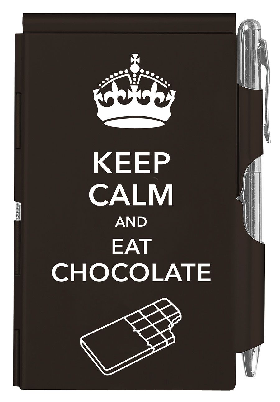 Бележник Troika- KEEP CALM CHOCOLATE,метал | JAR Computers Бележник Troika- KEEP CALM CHOCOLATE,метал