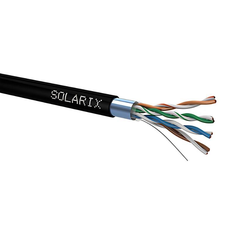 Кабел cat. 5e F/UTP PE Fca 100 m - Solarix SXKD-5E-FTP-PE | JAR Computers Кабел cat. 5e F/UTP PE Fca 100 m - Solarix SXKD-5E-FTP-PE