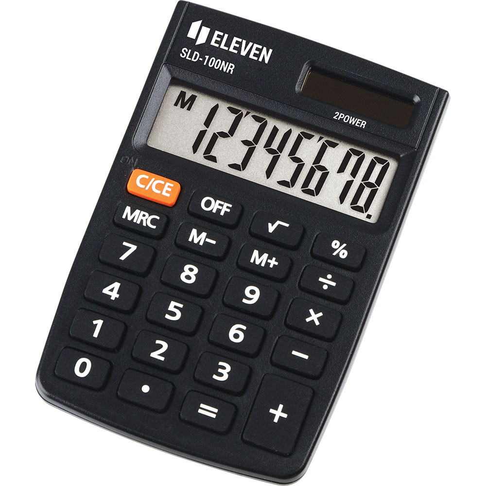 Калкулатор Eleven SLD 100NR 8разр джобен | JAR Computers Калкулатор Eleven SLD 100NR 8разр джобен