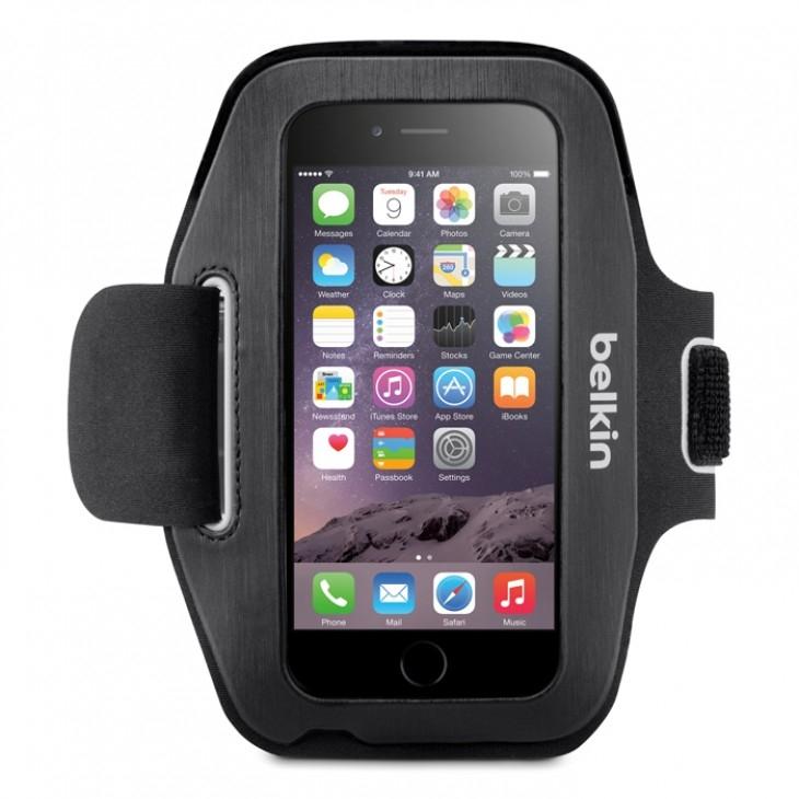 Неопренов спортен калъф за ръка за iPhone 6, iPhone 6S - Belkin Sport Armband Sport-Fit (черен) | JAR Computers Неопренов спортен калъф за ръка за iPhone 6, iPhone 6S - Belkin Sport Armband Sport-Fit (черен)
