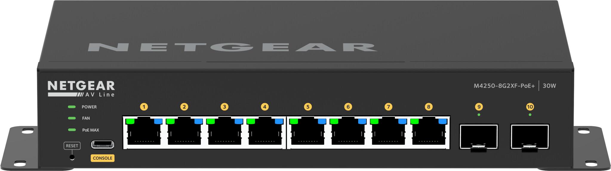 NETGEAR GSM4210PX Управляем L2/L3 Gigabit Ethernet (10/100/1000) Захранване по Ethernet (PoE) Черен | JAR Computers NETGEAR GSM4210PX Управляем L2/L3 Gigabit Ethernet (10/100/1000) Захранване по Ethernet (PoE) Черен
