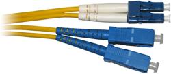 Оптичен пачкорд (шнур) LC/PC - SC/PC SM 3.0mm Duplex, L=2m