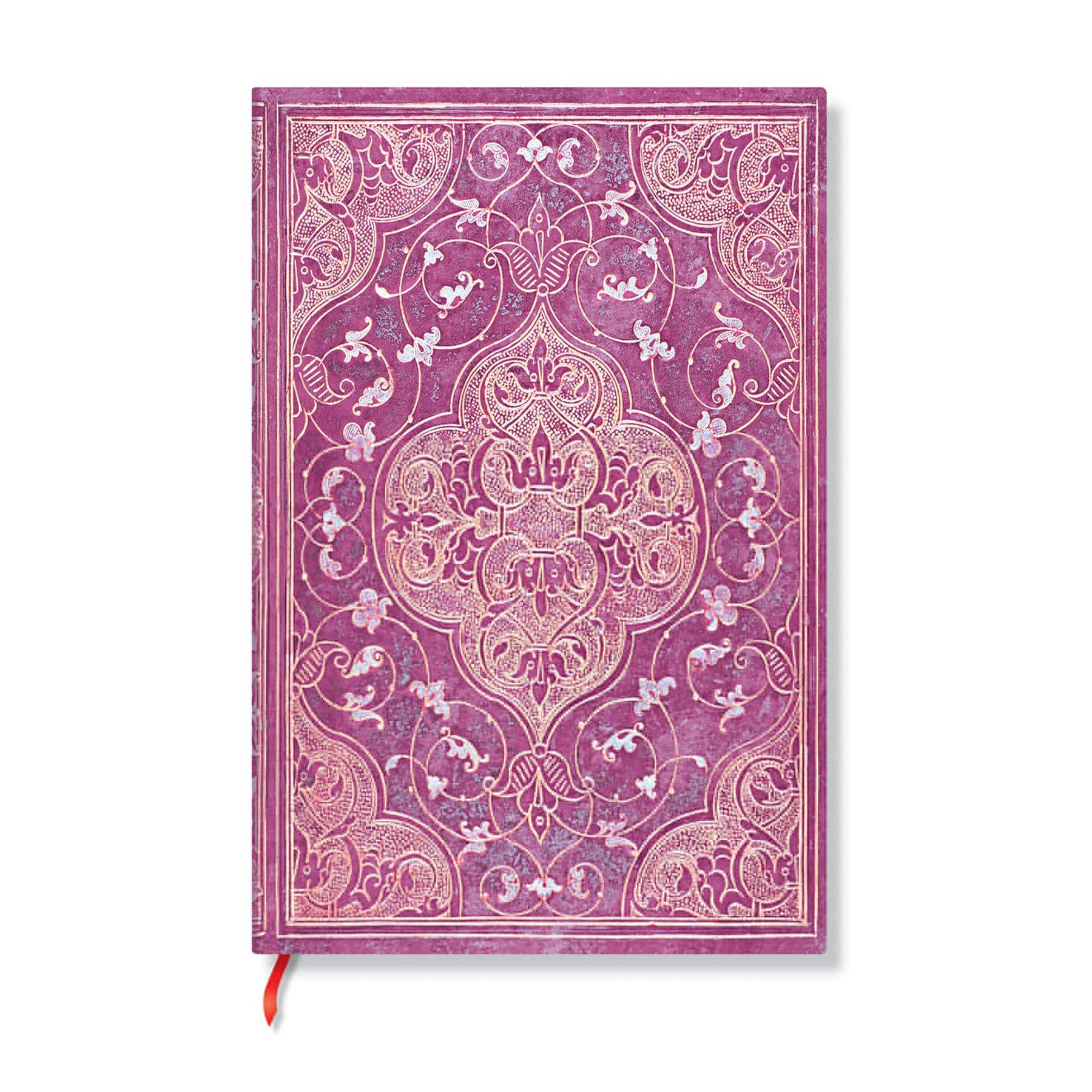Paperblanks Тефтер Rose Chronicles, Mini, широки редове, мека корица, 104 листа