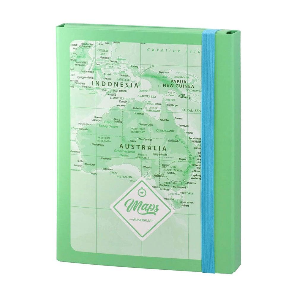 Папка Biro Time Apex 40, с ластик, А4, 40 mm, зелена