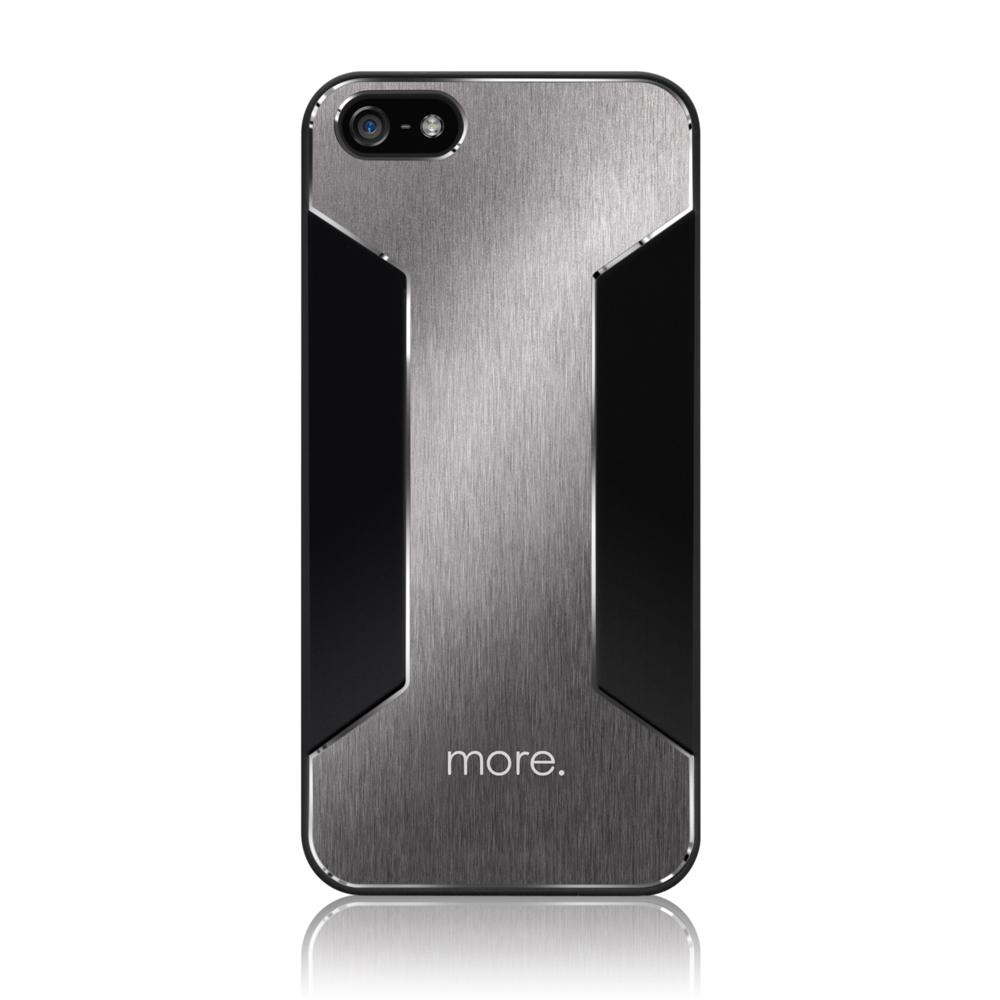 Поликарбонатов кейс с алуминиева задна част за iPhone 5, iPhone 5S, iPhone SE - More-Thing Para Blaze X (черен-мат) | JAR Computers Поликарбонатов кейс с алуминиева задна част за iPhone 5, iPhone 5S, iPhone SE - More-Thing Para Blaze X (черен-мат)