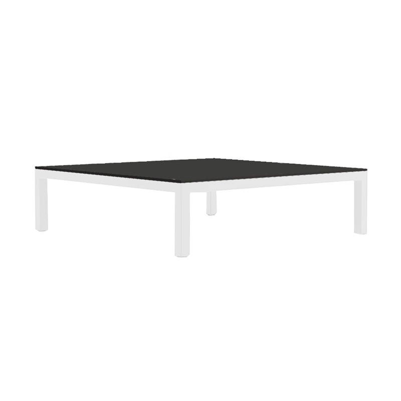 RFG Маса Slim, 740 х 740 mm, плот антрацит, бяла основа