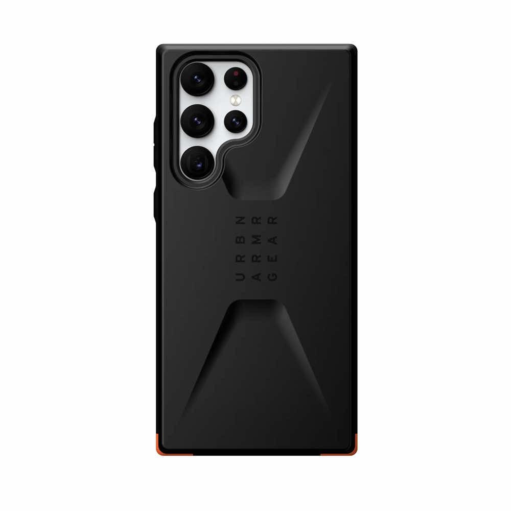 Удароустойчив хибриден кейс за Samsung Galaxy S22 Ultra - Urban Armor Gear Civilian Case (черен) | JAR Computers Удароустойчив хибриден кейс за Samsung Galaxy S22 Ultra - Urban Armor Gear Civilian Case (черен)