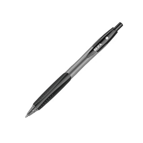 Beifa Гел ролер GP826-01B7, 0.7 mm, черен, 12 броя | JAR Computers Beifa Гел ролер GP826-01B7, 0.7 mm, черен, 12 броя
