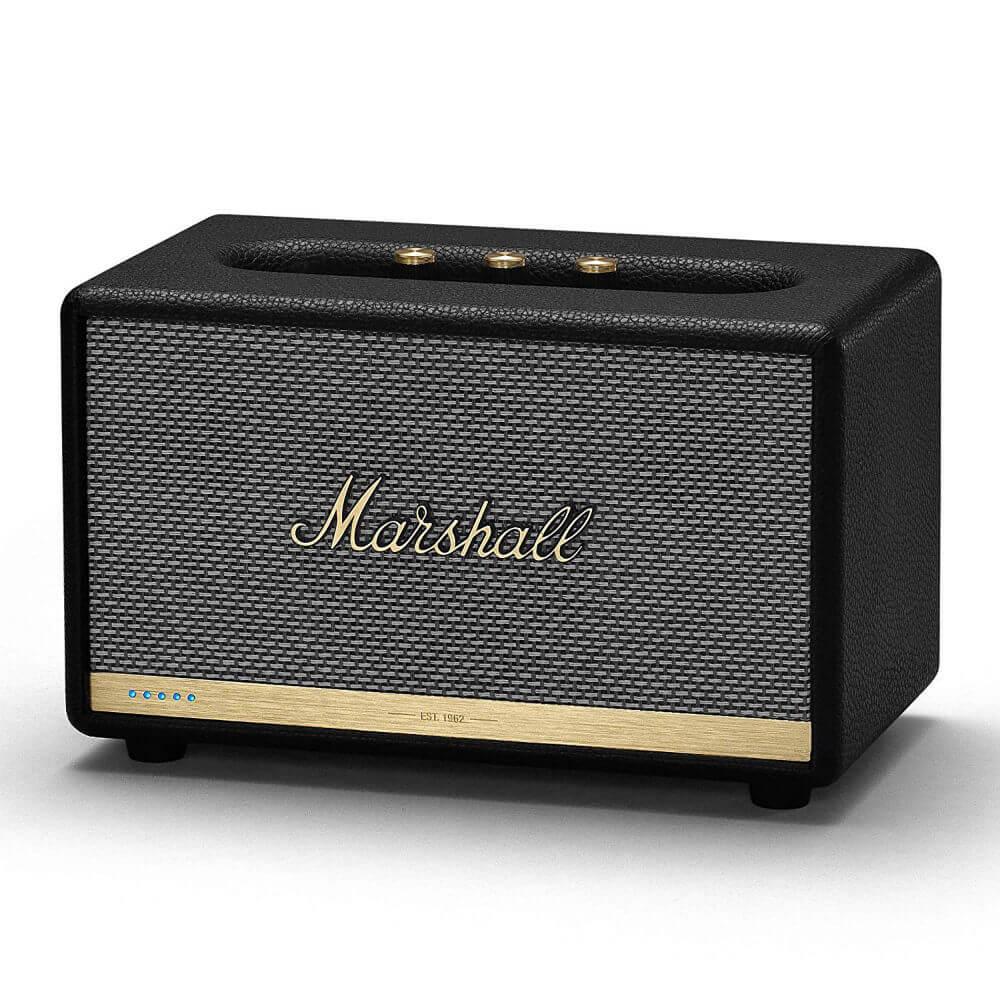 Безжичен аудиофилски спийкър с гласово управление с Bluetooth и 3.5 mm изход - Marshall Acton II Voice Alexa (черен) | JAR Computers Безжичен аудиофилски спийкър с гласово управление с Bluetooth и 3.5 mm изход - Marshall Acton II Voice Alexa (черен)